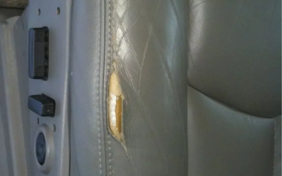 Leather & Upholstery Before